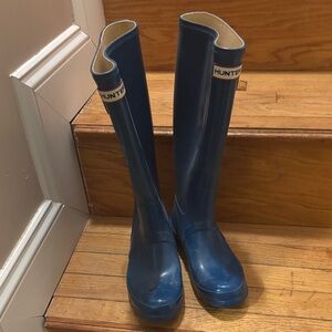 Hunter Blue Women's Winter & Rain Boots